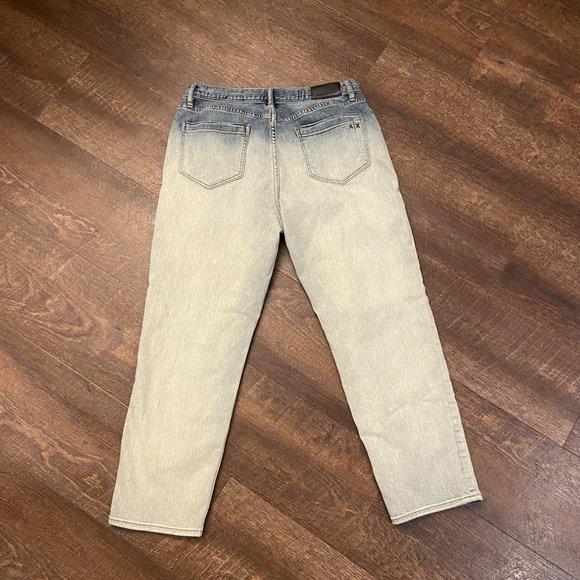 A/X Armani Exchange Dip-Dyed Boyfriend Crop - Size 26 - Picture 3 of 11